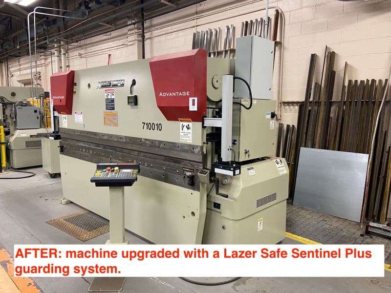 Accurpress Advantage 710010 with Lazer Safe Sentinel installed