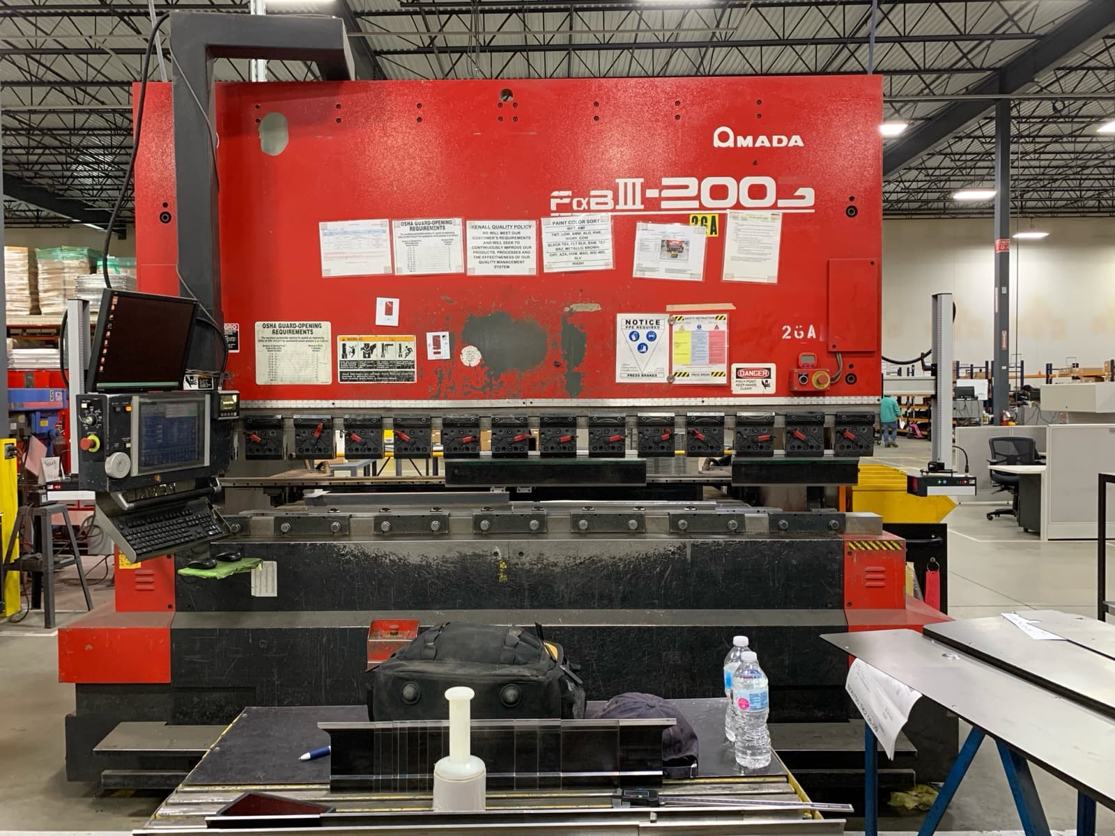 Amada FBDIIINT with Lazer Safe Sentinel installed