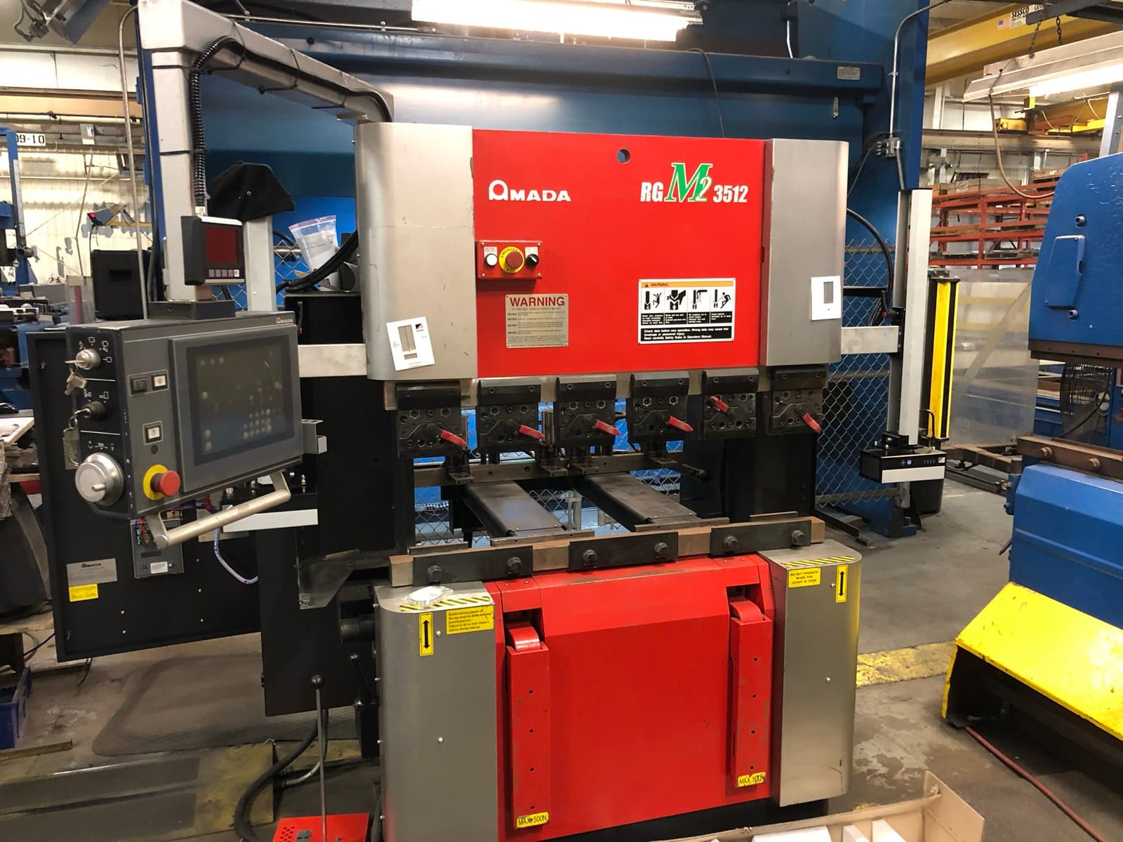 Amada RGM2 with Lazer Safe Sentinel installed