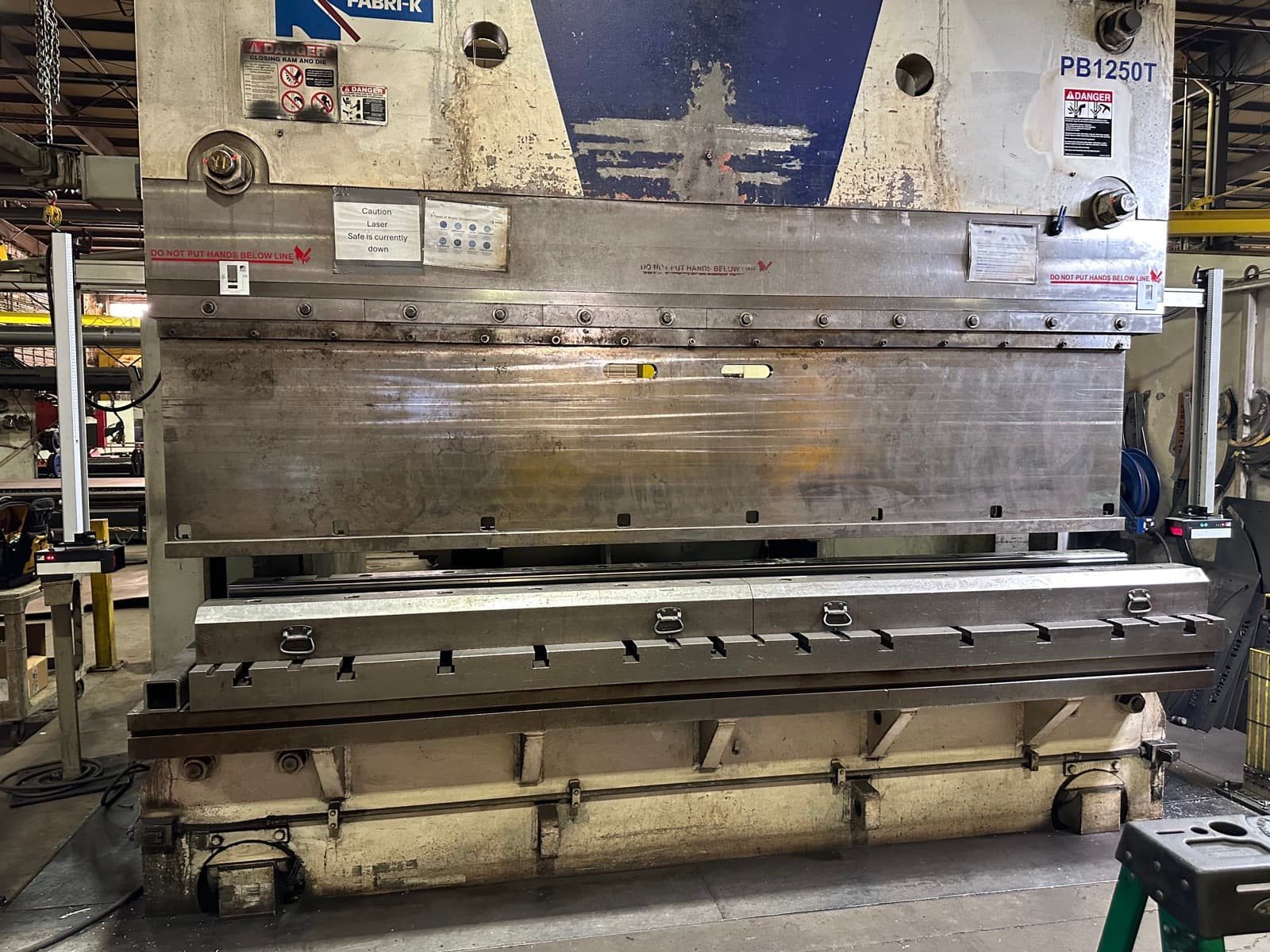Pacific PB1250T with Lazer Safe Sentinel installed