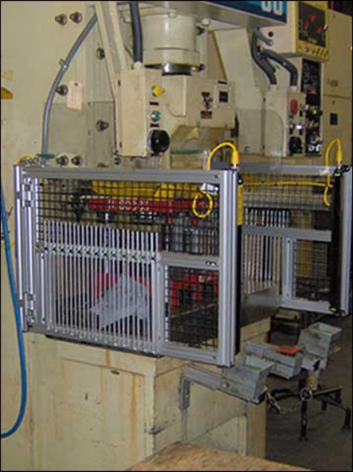 Punch press with full perimeter guarding